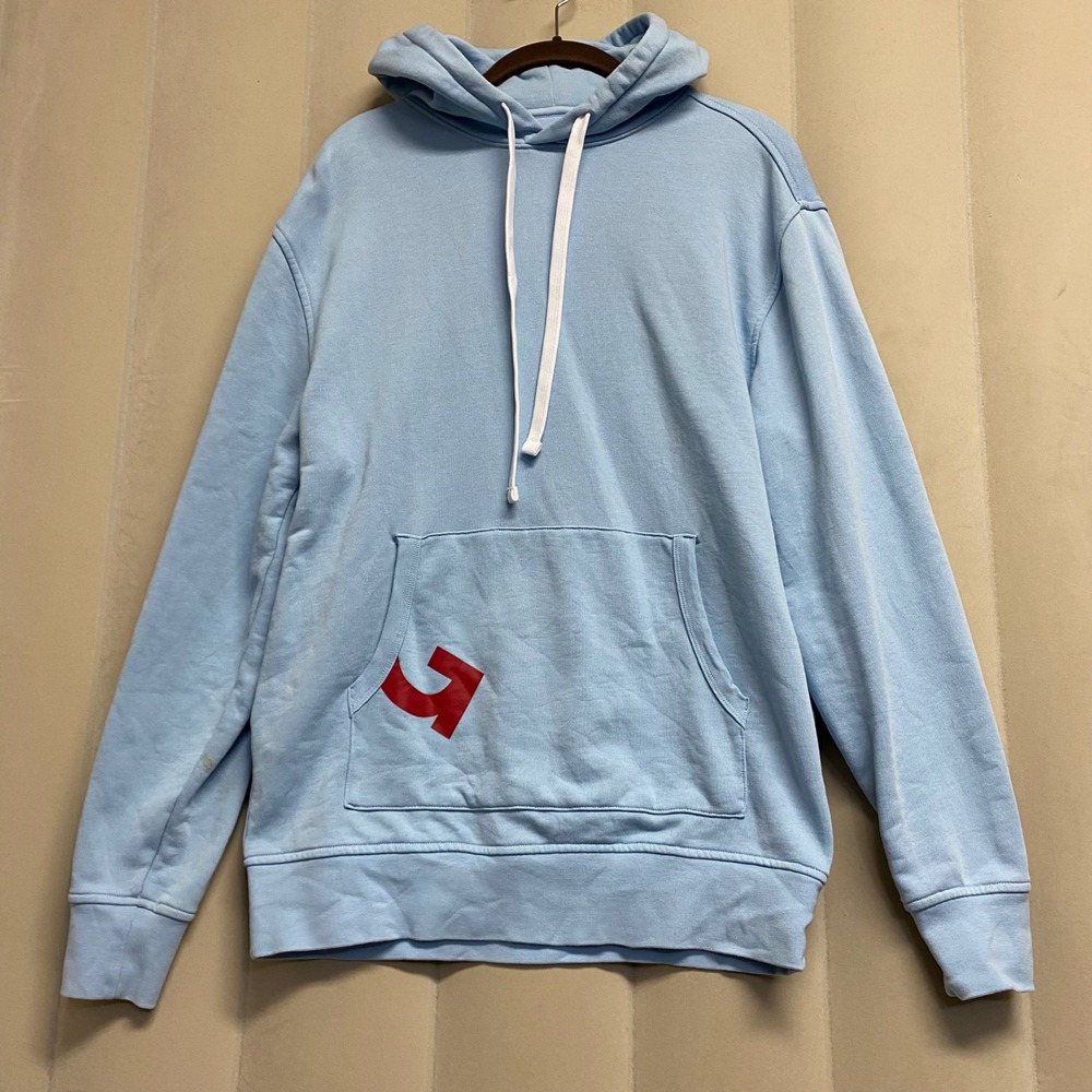 G/FORE Men's Blue Pullover Hoodie Sweatshirt Medium Casual Athleisure Streetwear